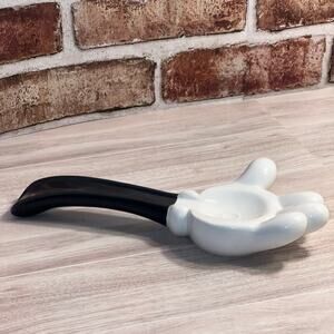 Very Rare HTF Iconic Vintage TreasureCraft Ceramic Mickey Mouse Spoon Rest